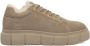 Cerruti 1881 Platform Sneakers van Echt Leer Beige Dames - Thumbnail 1