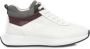 Cerruti 1881 Witte Leren Platform Sneakers Logo Detail White Dames - Thumbnail 1