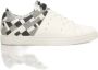 Cerruti 1881 Uniek Patroon Witte Sneakers Logo Detail White Dames - Thumbnail 1