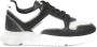 Cerruti 1881 Zwart Wit Leren Hoge Zool Sneaker Black Dames - Thumbnail 1