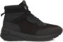 Cerruti 1881 Hoge Top Leren Sneakers Rubberen Zool Black Heren - Thumbnail 9