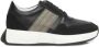 Cerruti 1881 Zwarte Leren Platform Sneakers met Logo Black Dames - Thumbnail 9