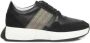 Cerruti 1881 Zwarte Leren Platform Sneakers met Logo Black Dames - Thumbnail 13