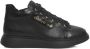 Cerruti 1881 Zwarte Leren Platform Sneakers met Logo Black Dames - Thumbnail 9