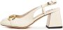 Cesare Gaspari Block Heel Pumps Anais Beige Dames - Thumbnail 1