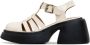 Cesare Gaspari Block Heel Sandalen Beige Dames - Thumbnail 1