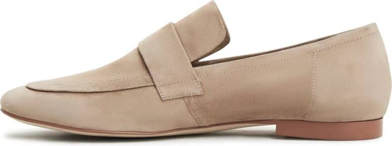 Cesare Gaspari Block Heeled Loafers Beige Dames