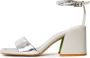 Cesare Gaspari Block Heeled Sandals Gray Dames - Thumbnail 1