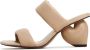 Cesare Gaspari Block Heeled Sandals Isla Beige Dames - Thumbnail 1