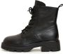 Cesare Gaspari Casual Veterschoenen Enkellaarsjes Zwart Black Dames - Thumbnail 1