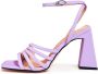 Cesare Gaspari Chunky Comfort Sandalen Violet Purple Dames - Thumbnail 1