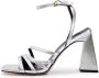 Cesare Gaspari Chunky Comfort Sandalen Zilver Gray Dames - Thumbnail 1