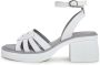 Cesare Gaspari Chunky Heel Sandalen White Dames - Thumbnail 1