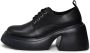 Cesare Gaspari Chunky Loafers Zwart Black Dames - Thumbnail 1