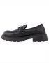 Cesare Gaspari Chunky Platform Loafers Zwart Black Dames - Thumbnail 1