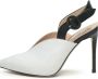 Cesare Gaspari Contrast Slingback Stiletto's Celestia Wit White Dames - Thumbnail 1