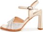 Cesare Gaspari Elegant High-Heeled Sandals Beige Dames - Thumbnail 1