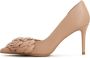 Cesare Gaspari Elegant Stiletto High Heeled Sandals Beige Dames - Thumbnail 1