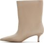 Cesare Gaspari Elegante Enkellaarzen Beige Dames - Thumbnail 1