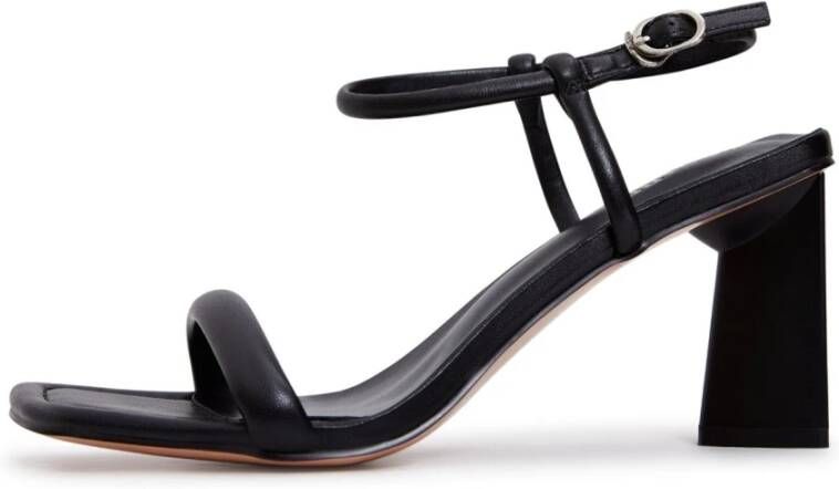 Cesare Gaspari Elegante High Heeled Sandalen Zwart Black Dames