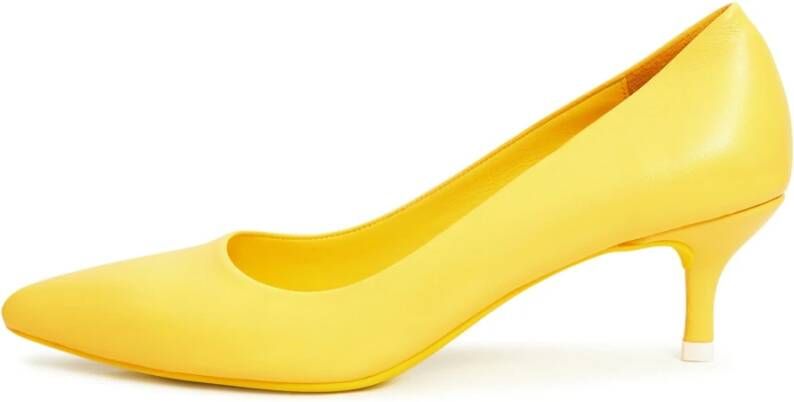 Cesare Gaspari Elegante Luxe Pumps Geel Yellow Dames