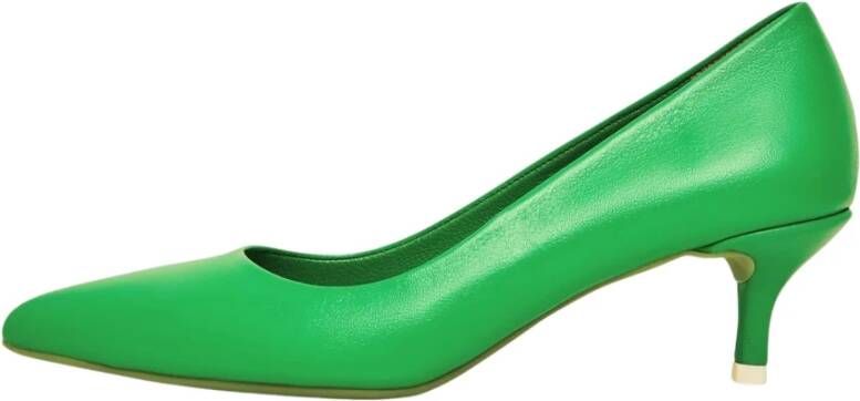 Cesare Gaspari Elegante Luxe Pumps Groen Green Dames