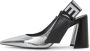 Cesare Gaspari Elegante Slingback Pumps Zilver Gray Dames - Thumbnail 1