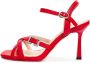 Cesare Gaspari Elevate Sandalen Rood Red Dames - Thumbnail 1