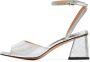 Cesare Gaspari Jewel Block Heels Sandals Aurora Gray Dames - Thumbnail 1