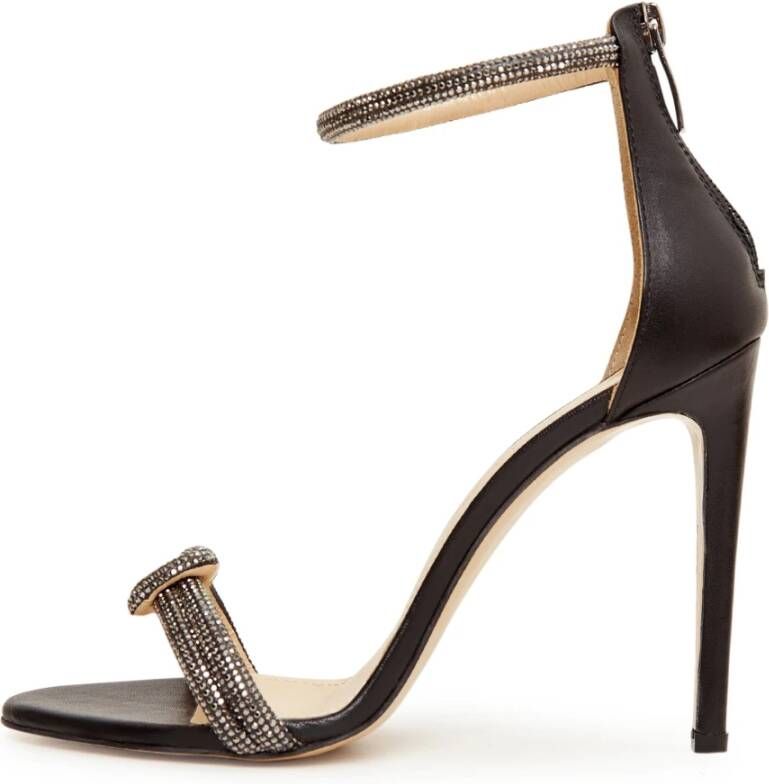 Cesare Gaspari Jewel High heel Sandals Black Dames