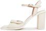 Cesare Gaspari Klassieke blokhak sandalen Beige Dames - Thumbnail 1