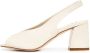 Cesare Gaspari Klassieke Blokhak Sandalen Beige Dames - Thumbnail 1