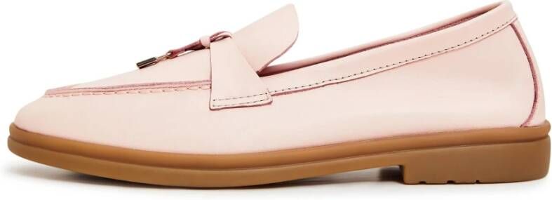 Cesare Gaspari Klassieke platte loafers Roze Pink Dames