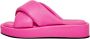 Cesare Gaspari Leren Platform Muiltje Fuchsia Pink Dames - Thumbnail 1