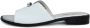 Cesare Gaspari Leren Urban Platform Hak Sandalen White Dames - Thumbnail 1