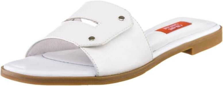 Cesare Gaspari Luxe Chic Sandalen Wit White Dames