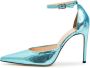 Cesare Gaspari Luxe hoge hakken pumps Blauw Blue Dames - Thumbnail 1