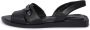 Cesare Gaspari Luxe Leren Sandalen Black Dames - Thumbnail 1