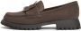 Cesare Gaspari Luxe Platform Loafers Bruin Brown Dames - Thumbnail 1