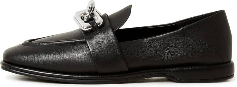 Cesare Gaspari Luxe Platform Loafers Zwart Black Dames