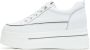 Cesare Gaspari Luxe Platform Sneakers White Dames - Thumbnail 1