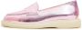 Cesare Gaspari Metallic Pink Loafers met Chunky Sole Pink Dames - Thumbnail 1