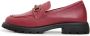 Cesare Gaspari Platform Loafers Bordeaux Red Dames - Thumbnail 1