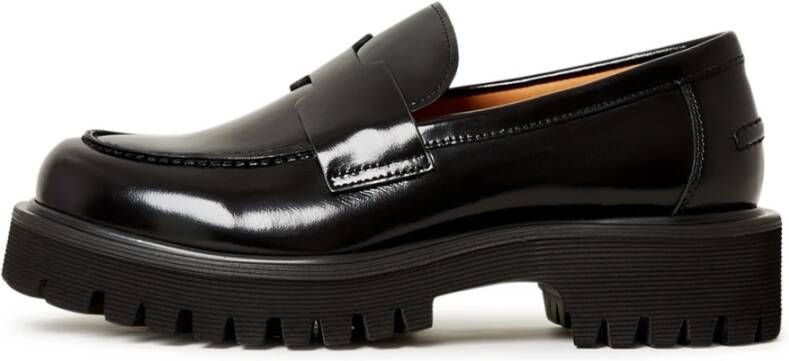 Cesare Gaspari Platform Loafers Idania Black Dames