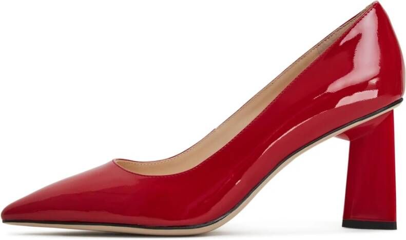 Cesare Gaspari Rode Block Heels Pumps Silvia Red Dames