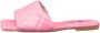 Cesare Gaspari Roze Leren Instap Sandalen Pink Dames - Thumbnail 1