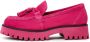 Cesare Gaspari Roze Platform Loafers met Kwast Details Pink Dames - Thumbnail 1