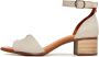 Cesare Gaspari Sandalen met blokhak Beige Dames - Thumbnail 1