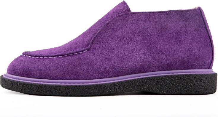 Cesare Gaspari Slip-On Loafers Violet Purple Dames