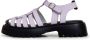 Cesare Gaspari Stijlvolle Blokhak Sandalen Lila Purple Dames - Thumbnail 10